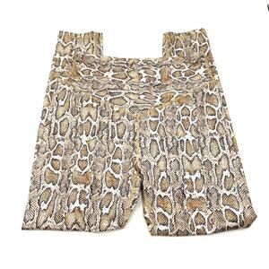 Live Electric Zanzibar Snakeskin Print Leggings, Yoga Pants - SIZE MEDIUM